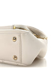 Caviar Quilted Medium Business Affinity Flap White