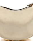 Vitello Grace Matte Mini FNDIgraphy Hobo Bag White Ice