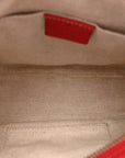 Pebbled Calfskin Small Soho Disco Bag Tabasco Red