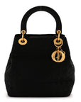 Nylon Cannage Medium Lady D1OR Black