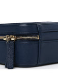 Caviar Quilted Medium CC Filigree Vanity Case Navy