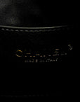 Washed Denim Quilted Medium CHNL 25 Handbag Black