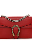 Dollar Calfskin Swarovski Crystal Small Dionysus Shoulder Bag Hibiscus Red