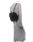 Caviar Quilted Business Affinity Backpack Black