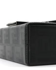 Vitello King FF Lines Embossed Baguette Soft Trunk Black