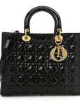 Patent Cannage Large Lady D1OR Black