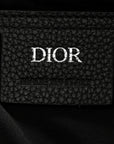 Grained Calfskin Oblique Saddle Messenger Black