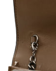 GG Supreme Monogram Mini Dionysus Chain Wallet Beige Taupe