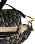 Oblique Saddle Bag Blue