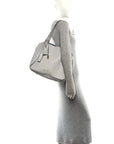 Grained Calfskin The Director Tote Harbor Mist