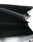 Dollar Calfskin Web Ophidia Wallet On Chain Black