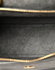 Calfskin Crocodile Embossed Nano Belt Bag Grey