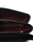 Lambskin Quilted Small Trendy CC Dual Handle Flap Bag Black