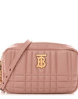 Calfskin Quilted Small Lola Camera Bag Primrose Pink