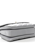 Lambskin Quilted Small Trendy CC Flap Dual Handle Bag Grey