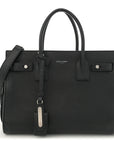 Grained Calfskin Baby Sac De Jour Souple Black