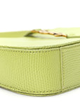 Calfskin Lizard Embossed Le 5 A 7 Mini Hobo Dull Lime