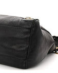 Chevre Gold Metallic Edge Hardware Velo Black
