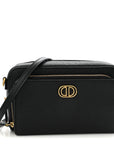 Grained Calfskin Caro Double Pouch Black