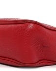 Pebbled Calfskin Small Soho Disco Bag Tabasco Red