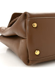 Silky Calfskin Small Ciao Ciao Nocciola
