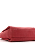 Canvas Small Deauville Tote Red