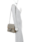 GG Supreme Monogram Medium Dionysus Shoulder Bag Taupe