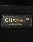 Caviar Small Studded Deauville Tote Black
