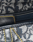 Monogram Saddle Bag Blue