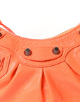 Agneau Arena Le Cagole Shoulder Bag XS Orange