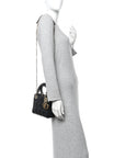 Lambskin Cannage Mini Lady D1OR Black