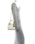 Lambskin Cannage Small My ABCD1OR Lady D1OR White