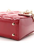Patent Cannage Mini Lady D1OR Red