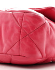 Lambskin Quilted Medium CHNL 19 Flap Dark Pink