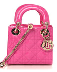 Patent Cannage Mini Lady D1OR Pink