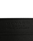 Goyardine Saint Sulpice Card Holder Black