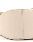 Calfskin Matelasse Mini GG Marmont Top Handle Shoulder Bag White