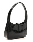 Patent Calfskin Le 5 A 7 Mini Hobo Black