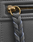 Baby Grained Calfskin Medium Phantom Luggage Kohl