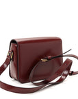 Shiny Calfskin Teen Triomphe Light Burgundy