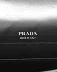 Saffiano City Calf Mini Envelope Bag Black