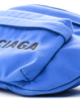 Sport Nylon Logo Embroidered Wheel Beltpack Electric Blue Black