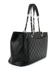 Caviar Quilted XL Grand Shopping Tote GST Black