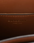 Canvas Calfskin Mini TB Bag Natural Malt Brown