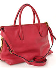 Goatskin Madras Top Handle Bag Fragola