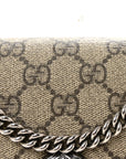 GG Supreme Monogram Mini Dionysus Chain Wallet