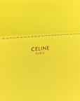 Shiny Calfskin Cuir Triomphe Chain Shoulder Bag Anis