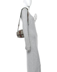 GG Supreme Monogram Web Mini Ophidia Bag Beige Ebony