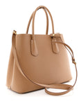 Saffiano Cuir Small Double Bag Caramel
