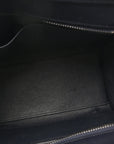 Baby Grained Calfskin Nubuck Micro Tri-Color Luggage White